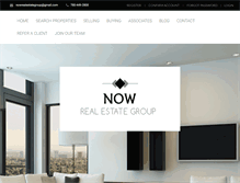 Tablet Screenshot of nowrealestategroup.ca